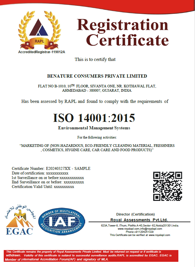 ISO 14001:2015 Certification