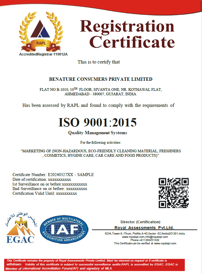 ISO 9001:2015 Certification